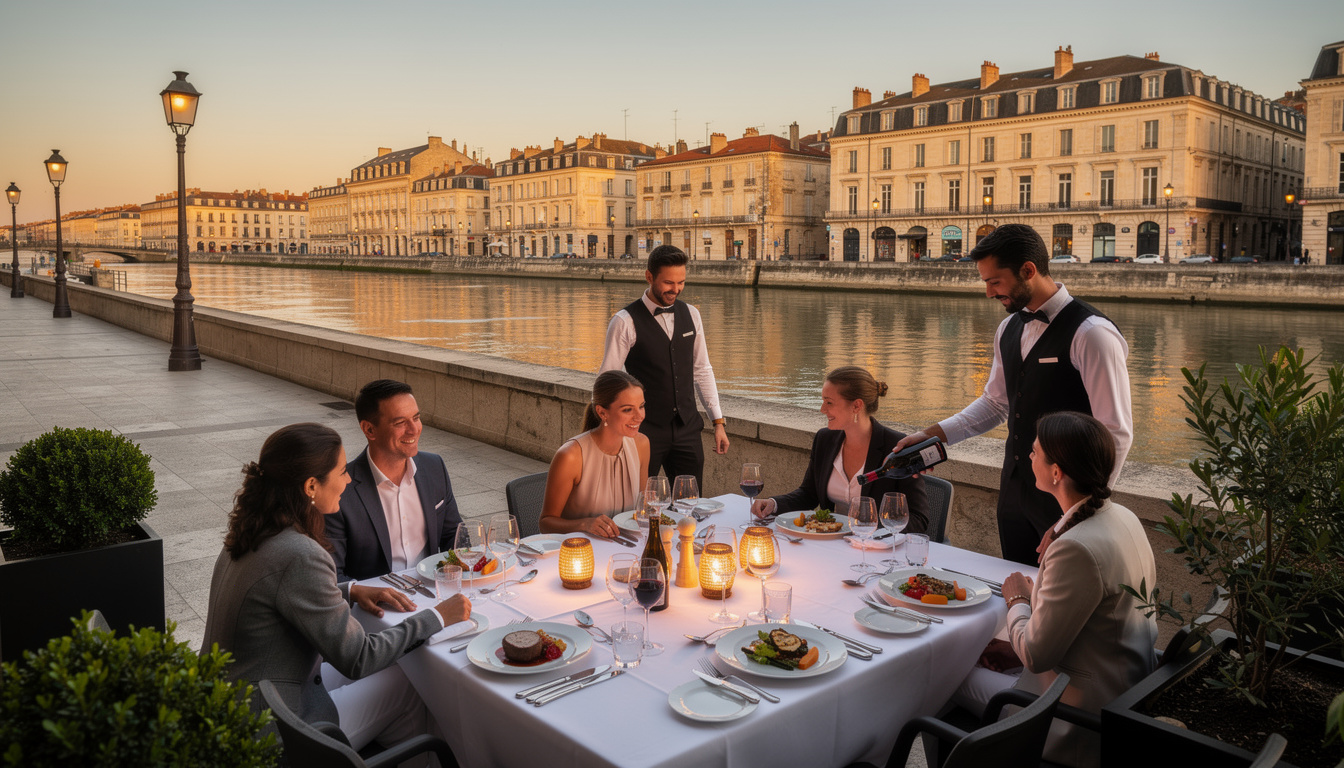 découvrez les meilleurs restaurants sur les quais de bordeaux et savourez une cuisine d'exception dans un cadre idyllique au bord de la garonne.