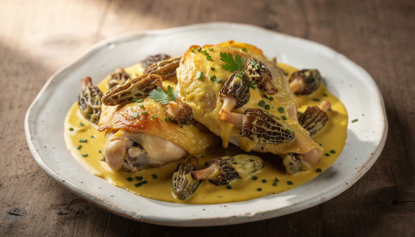 découvrez comment réussir la recette du poulet aux morilles et vin jaune tirée des carnets de julie, pour un plat délicieux et raffiné à partager en famille ou entre amis.