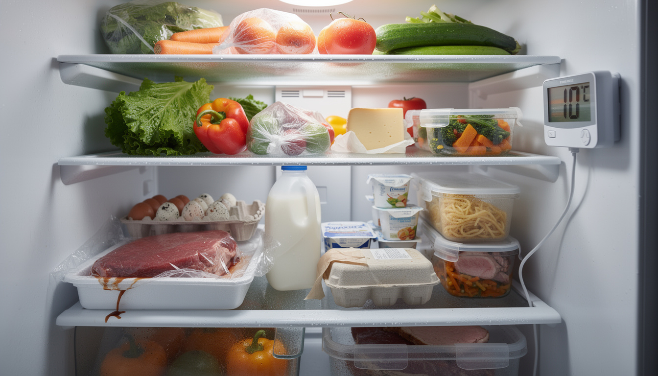 découvrez pourquoi une température de 10 degrés dans votre frigo peut compromettre la conservation des aliments et mettre votre santé en danger. conseils pour un stockage sûr.